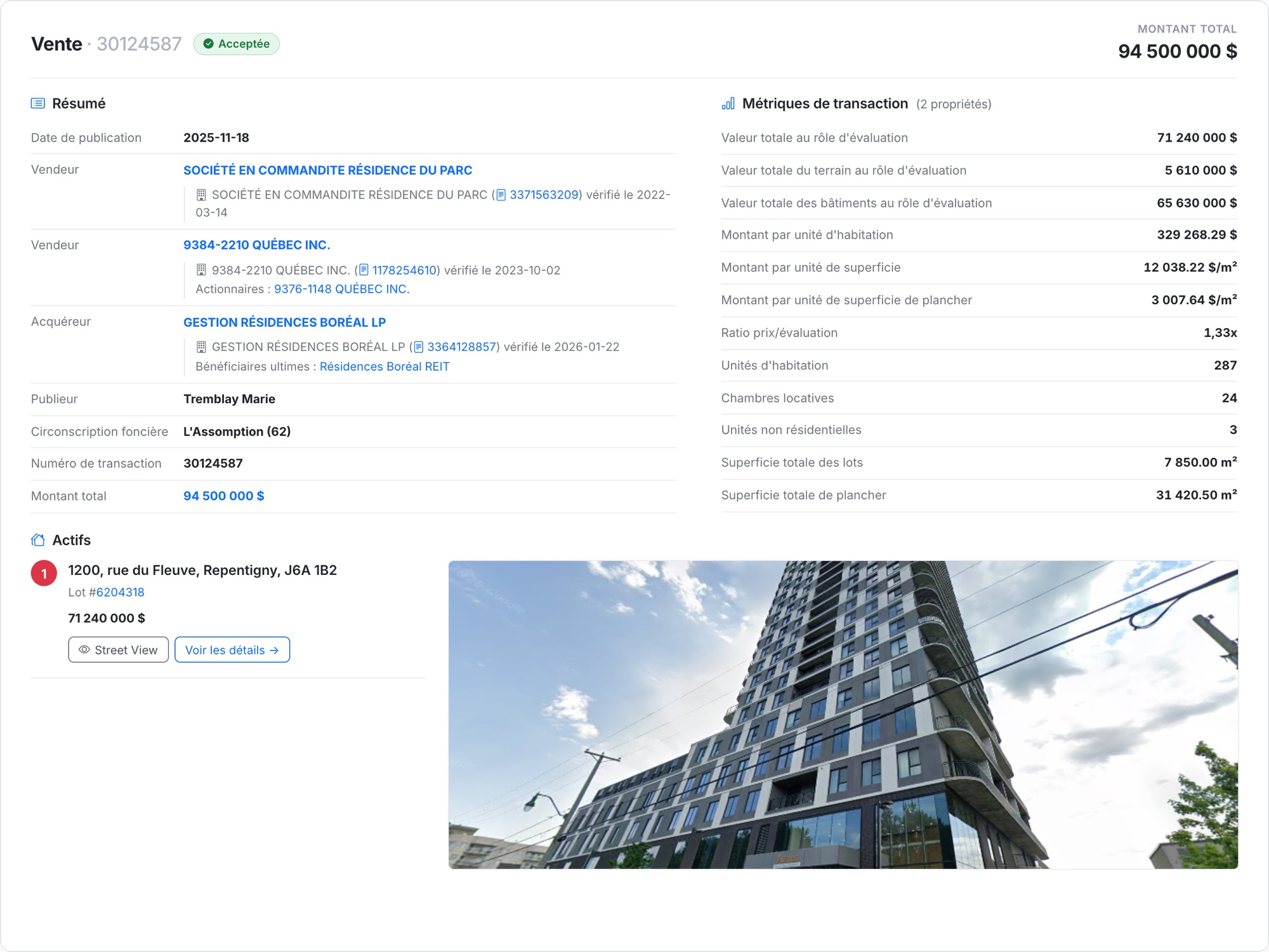 Plateforme de données